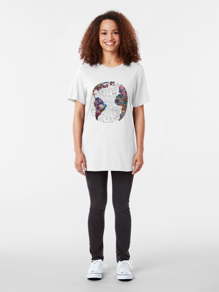 Alternate view of Us Against The World Slim Fit T-Shirt