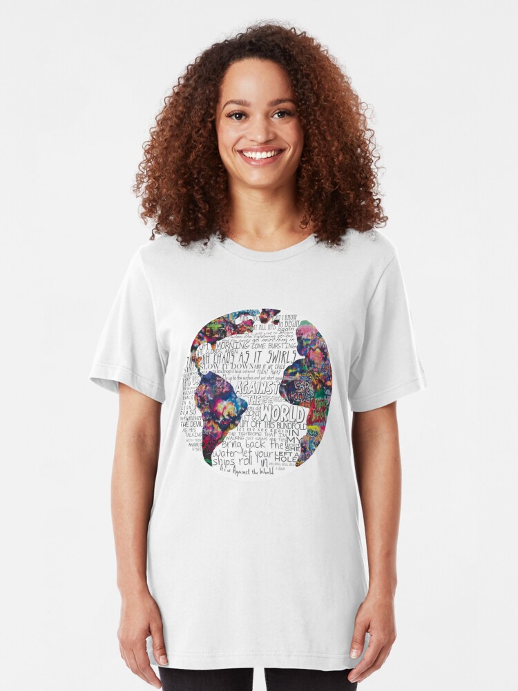 Alternate view of Us Against The World Slim Fit T-Shirt