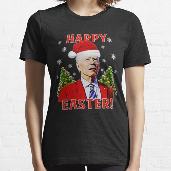 Funny Joe Biden confused Happy Easter Essential T-Shirt