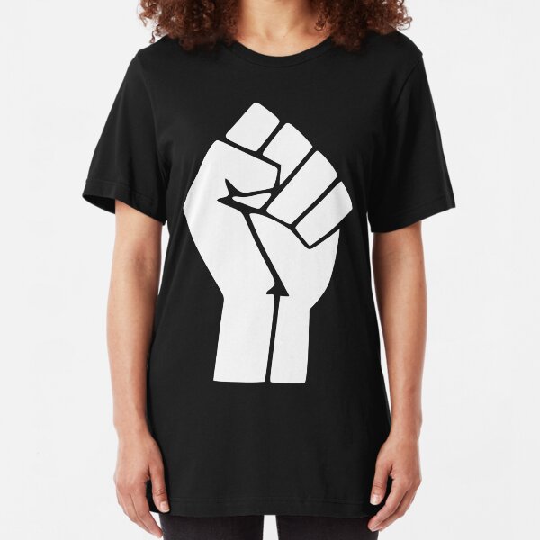 Black Lives Matter Logo Slim Fit T-Shirt