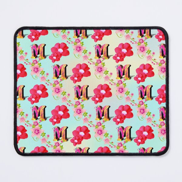 Item preview, Floral Letter M patterns  designed and sold by MoSaid.