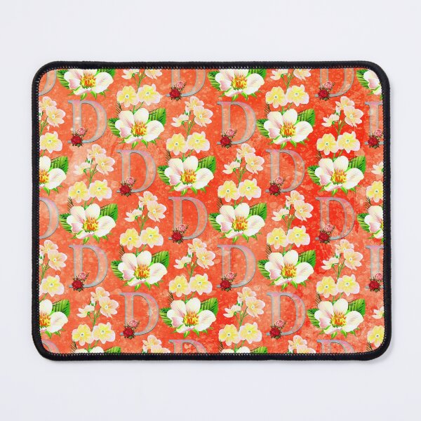 Item preview, Floral Letter D patterns  designed and sold by MoSaid.