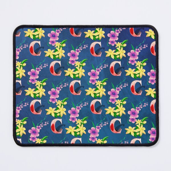 Item preview, Floral Letter C patterns  designed and sold by MoSaid.