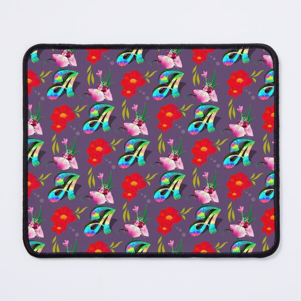 Item preview, Floral Letter A patterns  designed and sold by MoSaid.