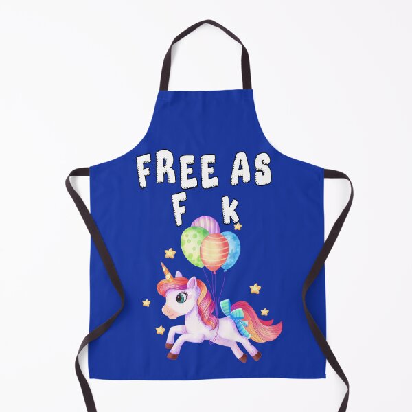 Item preview, Cute Unicorn Free As Fk designed and sold by aventi24.