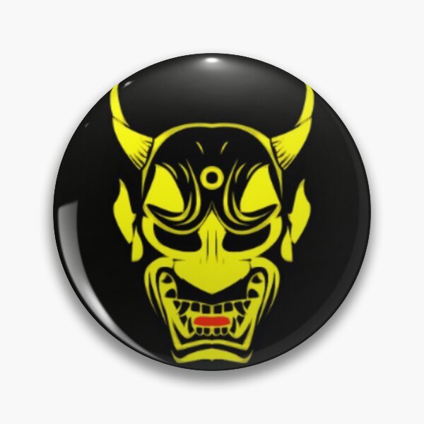 Item preview, SINISTER PORTRAIT OF A YELLOW DEMON HEAD  designed and sold by MrCreativeArts.