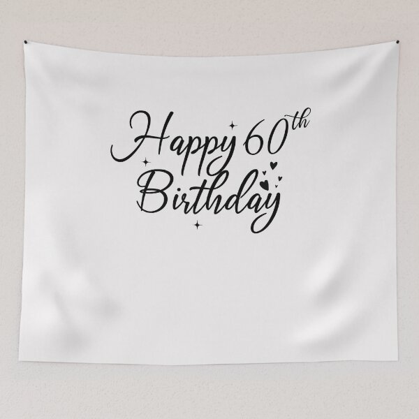 Item preview, Happy 60th Birthday Cake Topper 60 Years Old Bday Mom Dad  designed and sold by clothesy7.