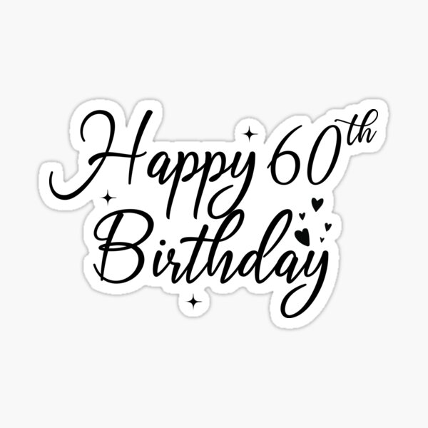 60 Years Blessed Cake Topper | SugarBooCakeToppers