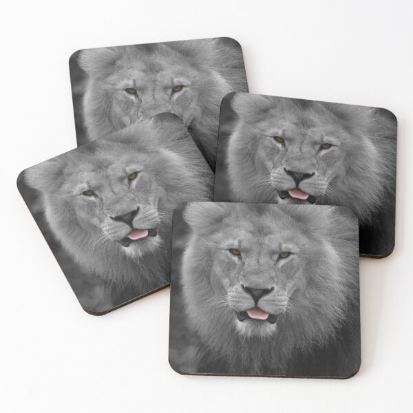 Item preview, Majestic Lion Sticking Out His Tongue Pop Colour designed and sold by rawshutterbug.