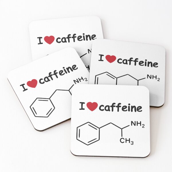 Item preview, I <3 caffeine designed and sold by secondhandheals.
