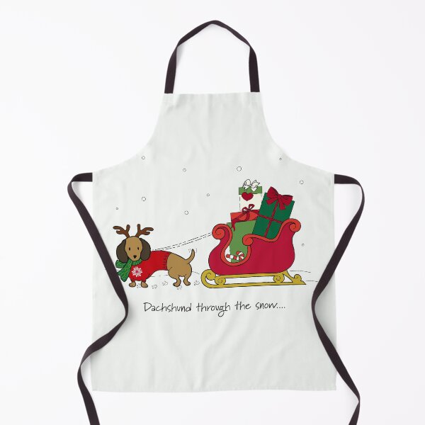 Item preview, Dachshund through the snow designed and sold by teaseBYjteez.