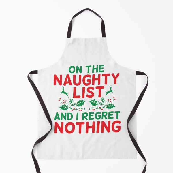 Item preview, On The Naughty List And I Regret Nothing Xmas Festive Ugly Sweater design designed and sold by dass-art.