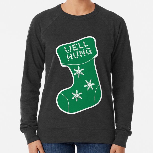 Well hung best sale christmas sweater