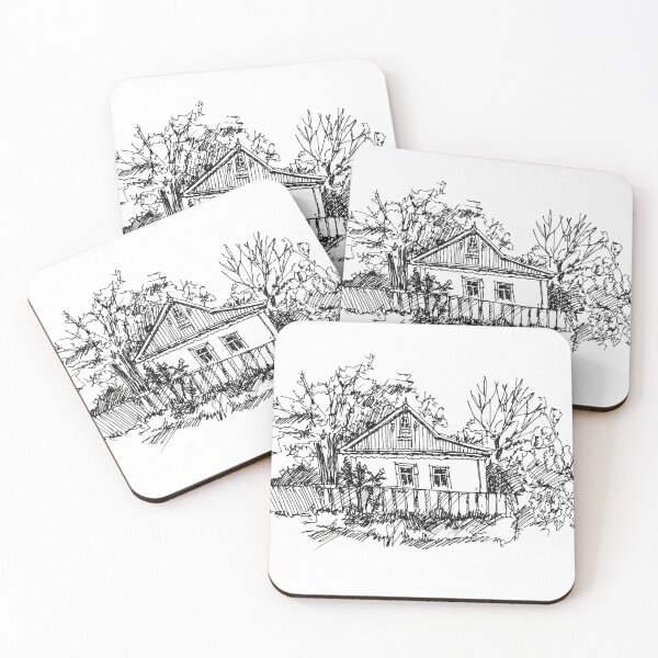 Item preview, Rural house sketch designed and sold by Ecaterina Capanji.