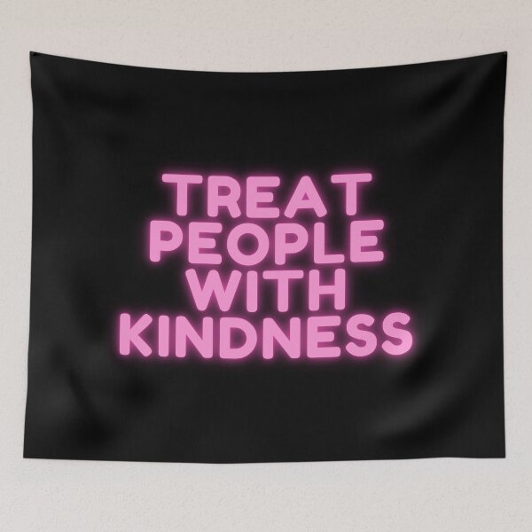 Item preview, treat people with kindness pink glow designed and sold by danielleblack04.