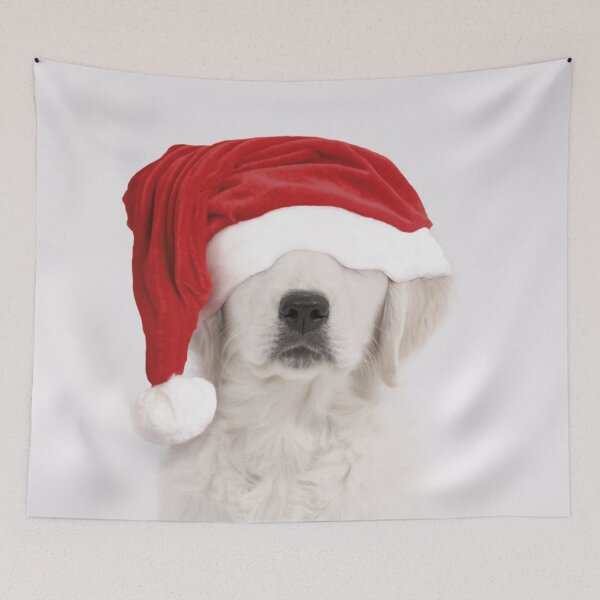 Item preview, Golden Retriever Christmas Cap designed and sold by Oliveirallan.