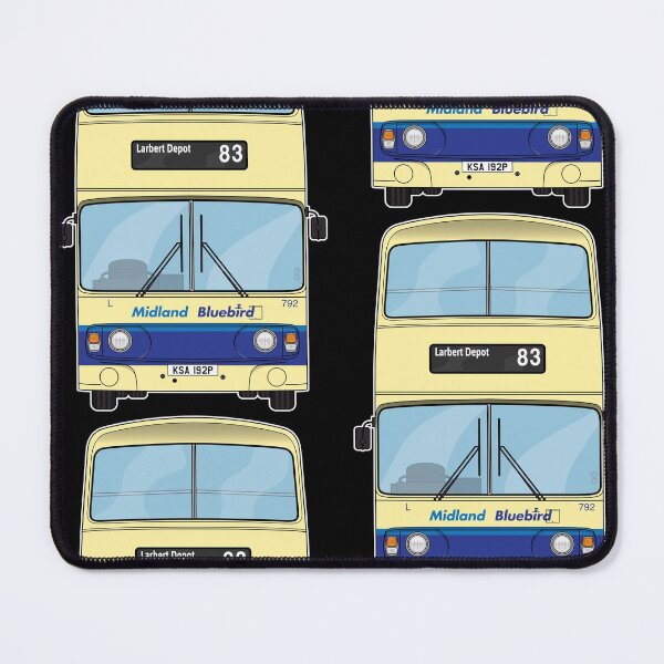 Item preview, Midland Bluebird 792 Leyland Atlantean Illustration 90s Scottish designed and sold by BFXIII.
