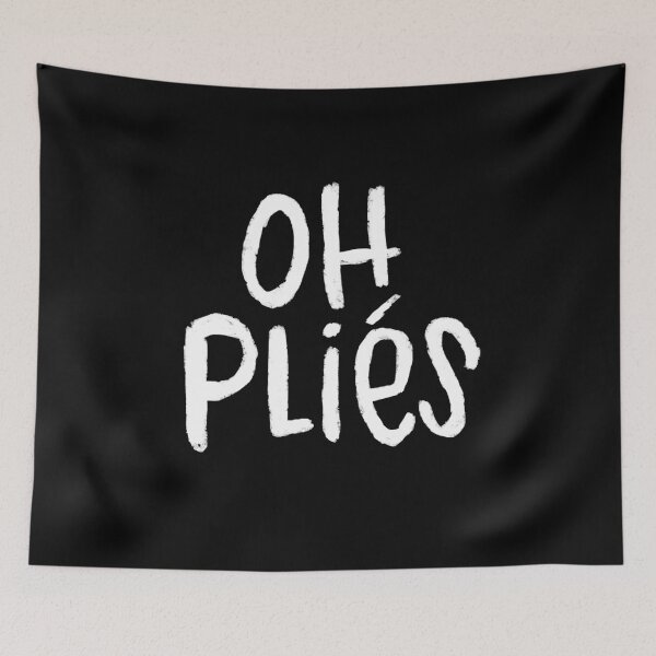 Item preview, Ballet Dance Life, Ballet Text, Typography Oh Plies designed and sold by danceink.
