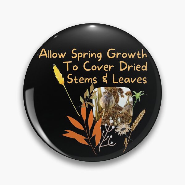 Item preview, Allow Spring Growth To Cover Dried Stems & Leaves Design designed and sold by EarthArtDesigns.