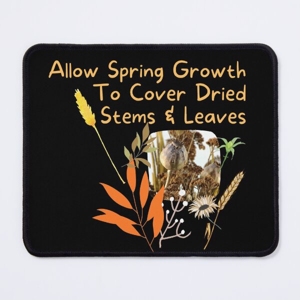 Item preview, Allow Spring Growth To Cover Dried Stems & Leaves Design designed and sold by EarthArtDesigns.