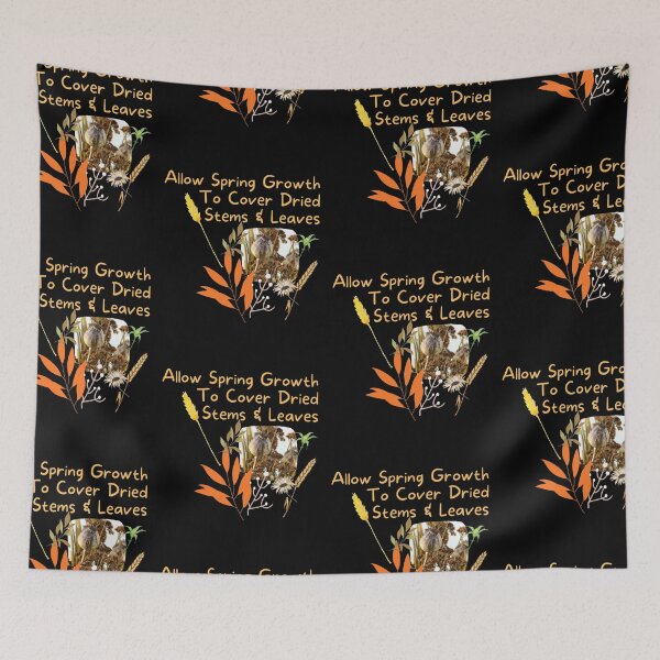 Item preview, Allow Spring Growth To Cover Dried Stems & Leaves Design designed and sold by EarthArtDesigns.