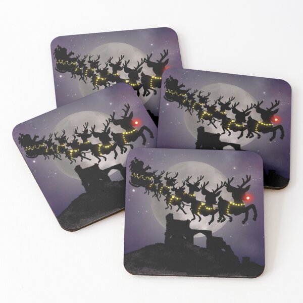 Item preview, Celestial Santa Silhouette - Mow Cop Castle designed and sold by RevolutionEarth.
