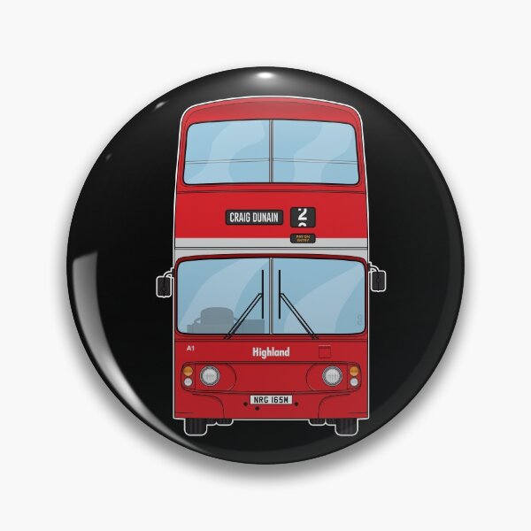 Item preview, Highland Scottish A1 Leyland Atlantean AN68 NRG165M Illustration 90s 80s designed and sold by BFXIII.