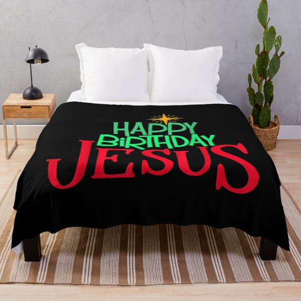 Item preview, Christian Christmas HAPPY BIRTHDAY JESUS Women Men Kids designed and sold by diesonlost.
