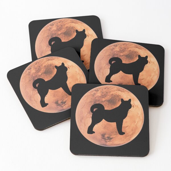 Item preview, shiba inu Dog Silhouette in Mars shiba inu lover gift designed and sold by alaechamlal.