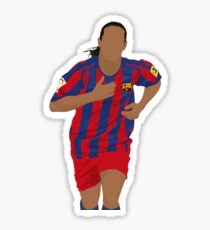 Ronaldinho Minimalist Art Sticker