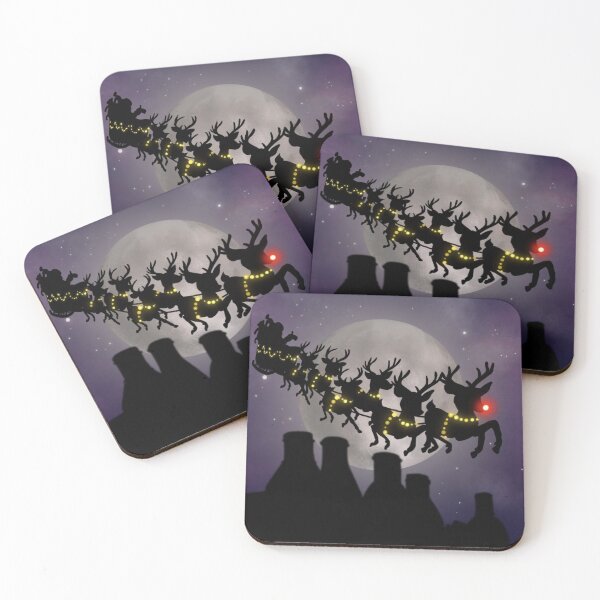 Item preview, Celestial Santa Silhouette - Potteries Skyline designed and sold by RevolutionEarth.