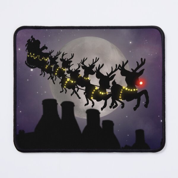 Item preview, Celestial Santa Silhouette - Potteries Skyline designed and sold by RevolutionEarth.