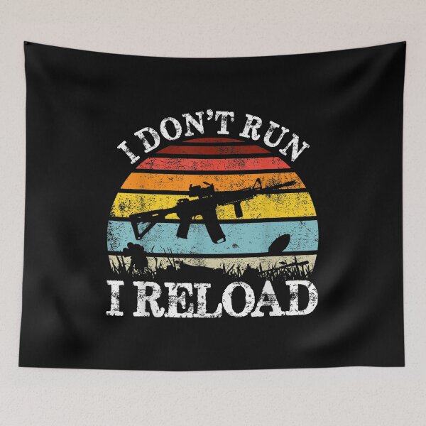 Item preview, Gun Rights Owner AR-15 I Don't Run I Reload Funny Saying designed and sold by diesonlost.