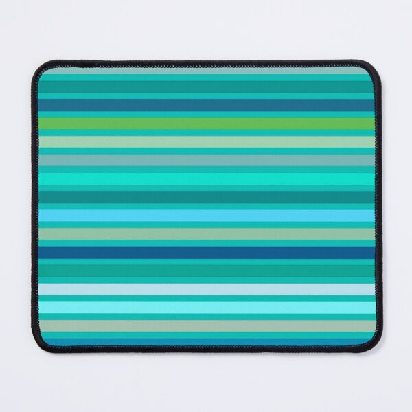Item preview, Blended Stripes, Ocean Blue and Turquoise designed and sold by Marymarice.