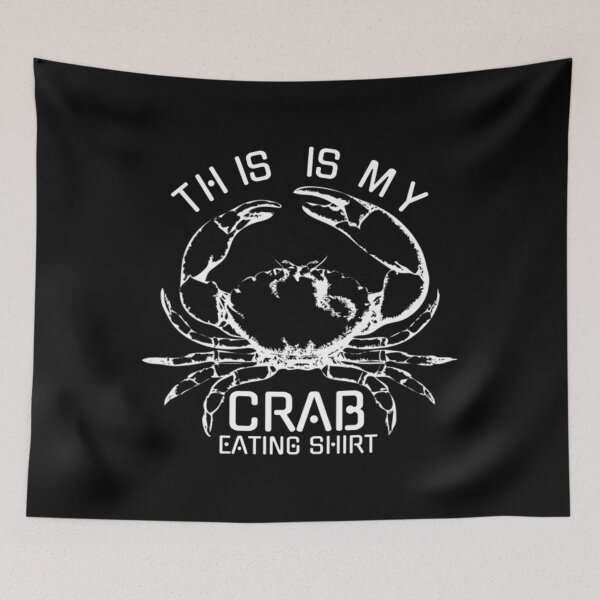 Item preview, This Is My Crab Eating shirt Funny Crab designed and sold by diesonlost.