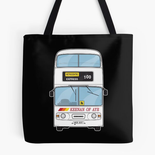 Item preview, Keenan of Ayr Leyland Atlantean AN68 HGD213T Illustration 90s 80s Ayrshire Scottish designed and sold by BFXIII.