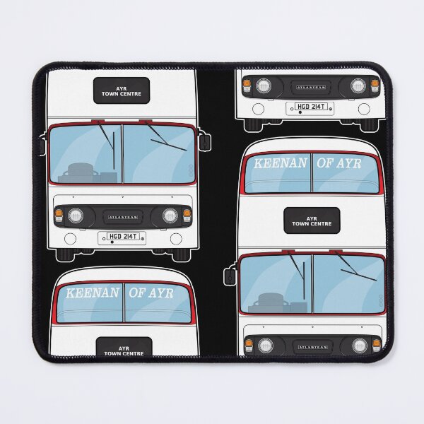 Item preview, Keenan of Ayr Leyland Atlantean AN68 HGD214T Illustration 90s 80s Ayrshire Scottish designed and sold by BFXIII.