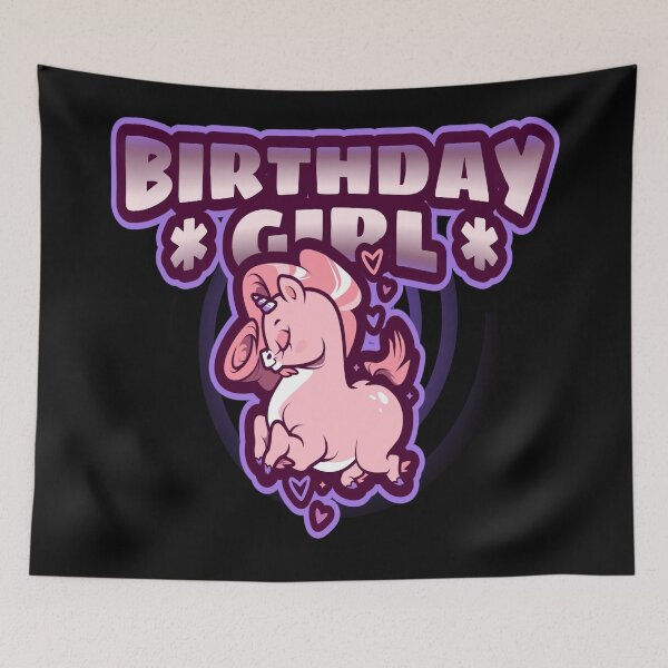 Item preview, Unicorn Birthday Girl Tee Gift Birthday Present For Girl designed and sold by Paula Helit.