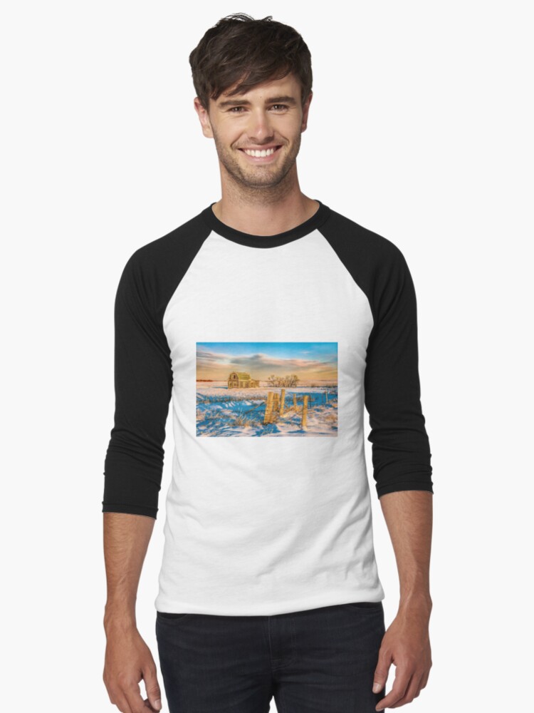 Thumbnail 1 of 3, Baseball ¾ Sleeve T-Shirt, Fenster Farm designed and sold by jwwalter.