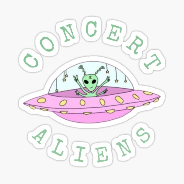 concert for aliens sticker - Machine Gun Kelly Sticker