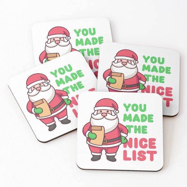 Item preview, Christmas Naughty List Merry Santa Christmas Holiday designed and sold by StickerbashCo.