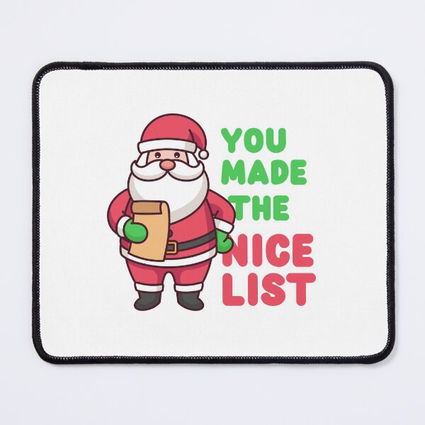Item preview, Christmas Naughty List Merry Santa Christmas Holiday designed and sold by StickerbashCo.