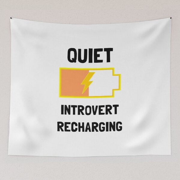 Item preview, Quiet! Introvert Recharging! designed and sold by Capputeeno.