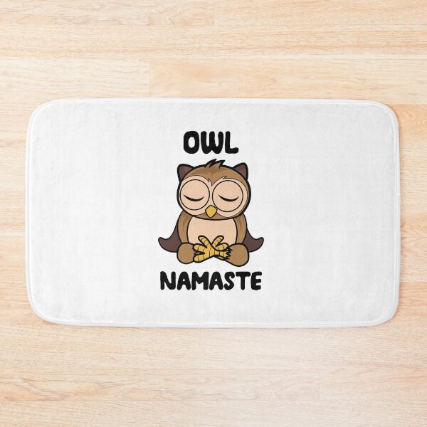 Item preview, Owl Namaste, I Just Freaking Love Owls Ok designed and sold by SportyDogShop.