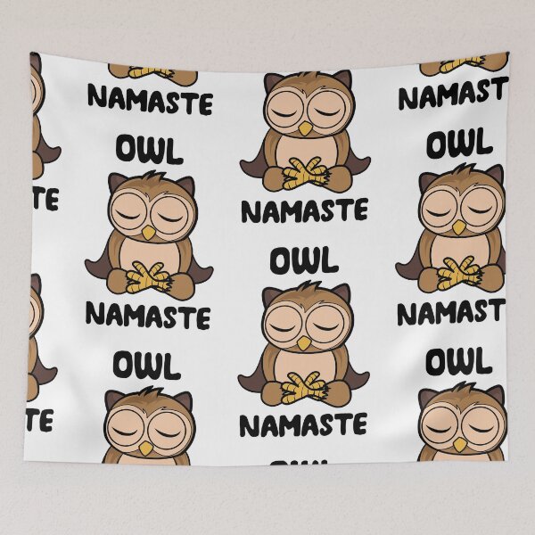Item preview, Owl Namaste, I Just Freaking Love Owls Ok designed and sold by SportyDogShop.