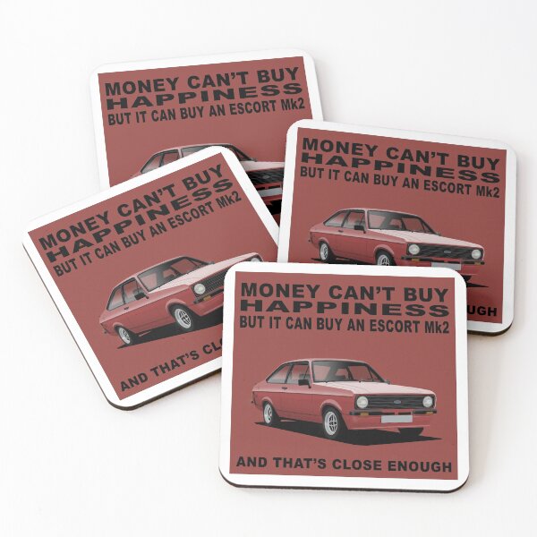 Item preview, Ford Escort Mexico Mk2 2 Door Venetian Red Happiness Art designed and sold by Hamilton illustrations.