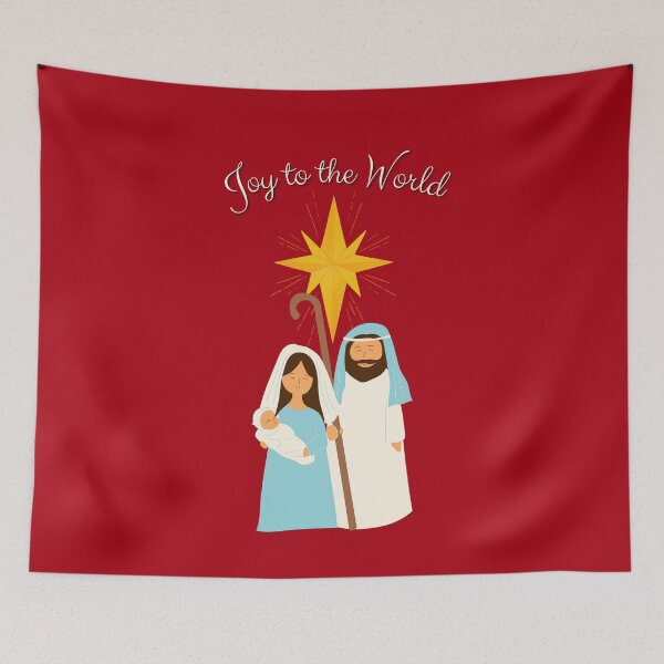 Item preview, Alegría para el mundo Sagrada Familia designed and sold by Ksaavet.