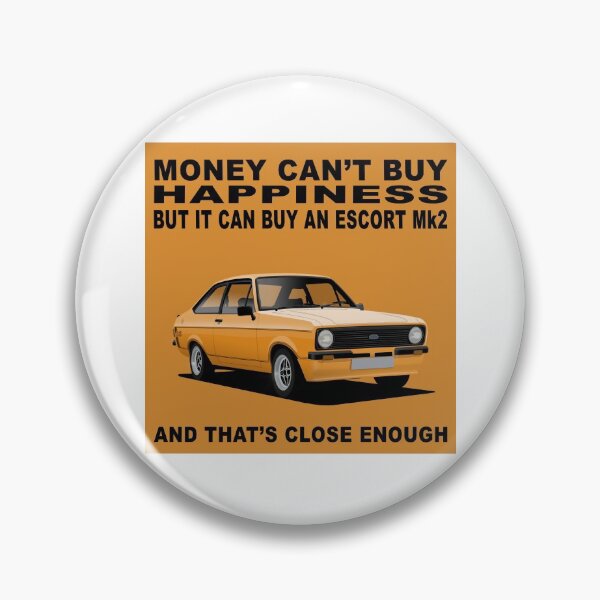Item preview, Ford Escort Mexico Mk2 2 Door Signal Orange Happiness Art designed and sold by Hamilton illustrations.