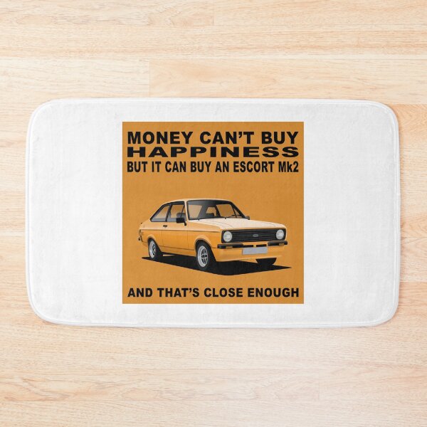 Item preview, Ford Escort Mexico Mk2 2 Door Signal Orange Happiness Art designed and sold by Hamilton illustrations.