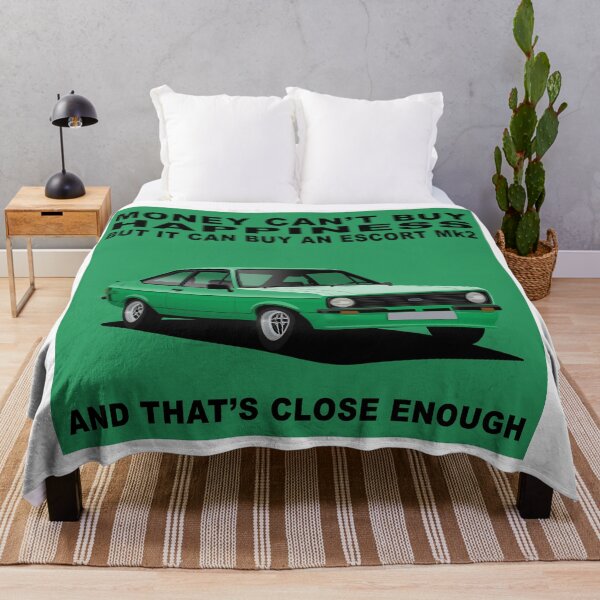 Item preview, Ford Escort Mexico Mk2 2 Door Modena Green Happiness Art designed and sold by Hamilton illustrations.